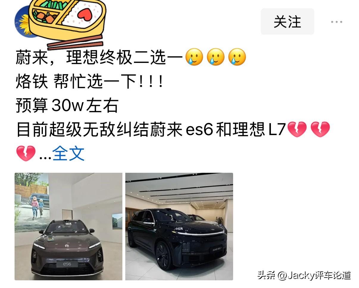 这俩车有啥可纠结的太好选啦！首先一个纯电能换电，一个能烧油发电。要大空间考虑理想