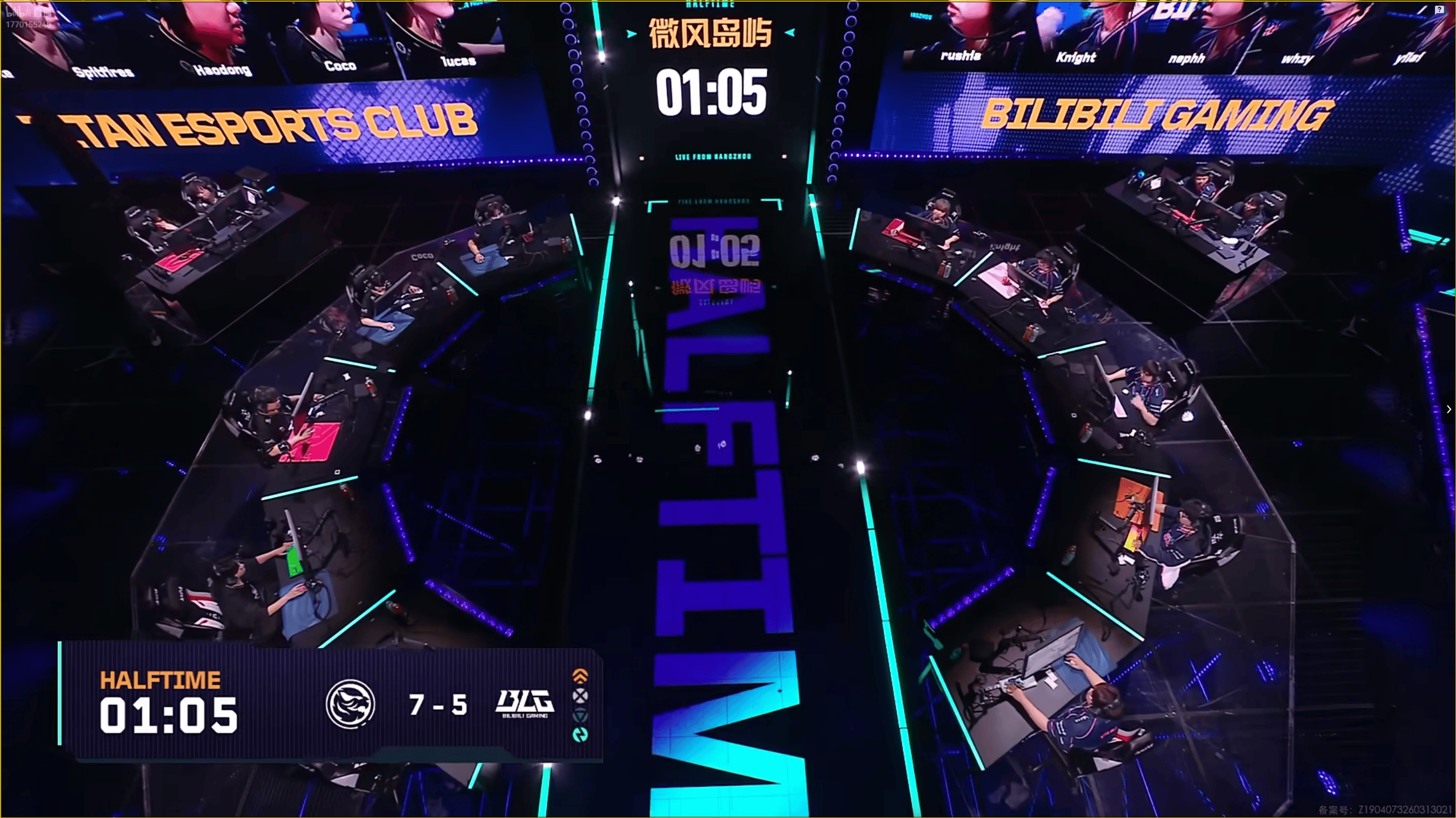 上半场进攻方BLG 5-7 TEC防守方，你觉得上半场谁的表现最好