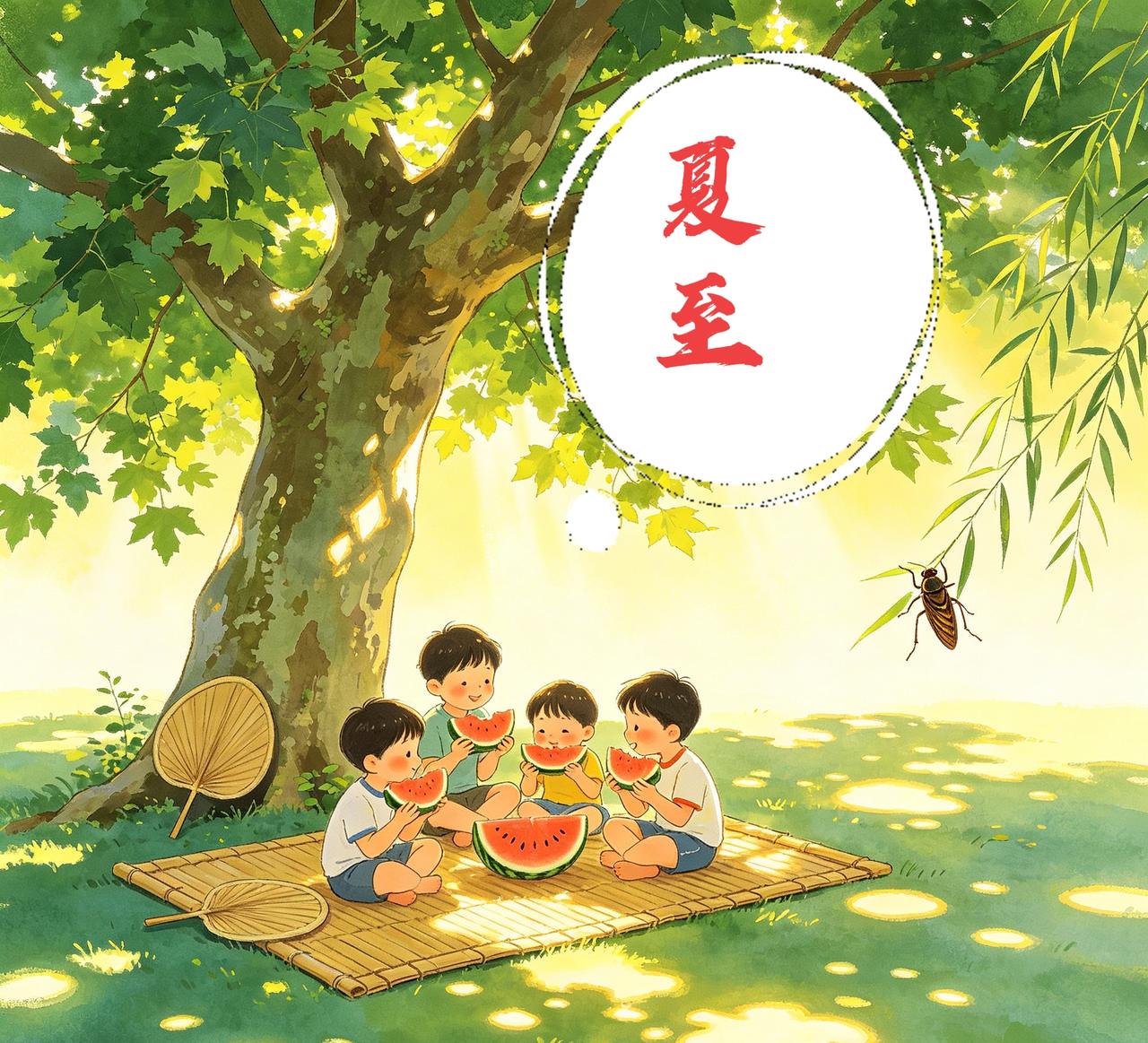 今日夏至，白昼达到一年里最长。
随着气温升高，闷热天气正式开启。民间讲究夏至吃面
