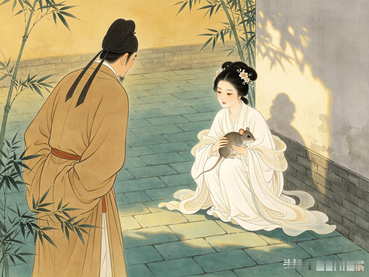唐元和年间，陈生在长安城南的一座山中读书。他租了一间农舍，白天温习经义，晚上挑灯