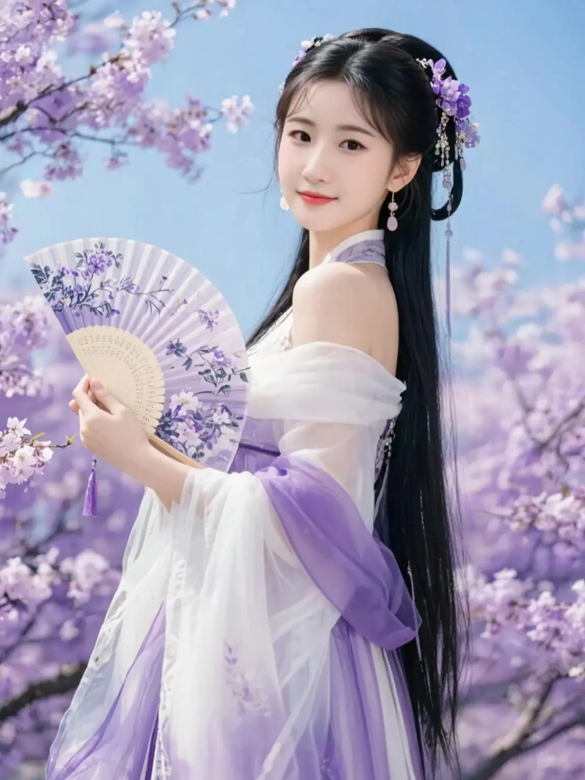 AI古风丽人写真 ai创作