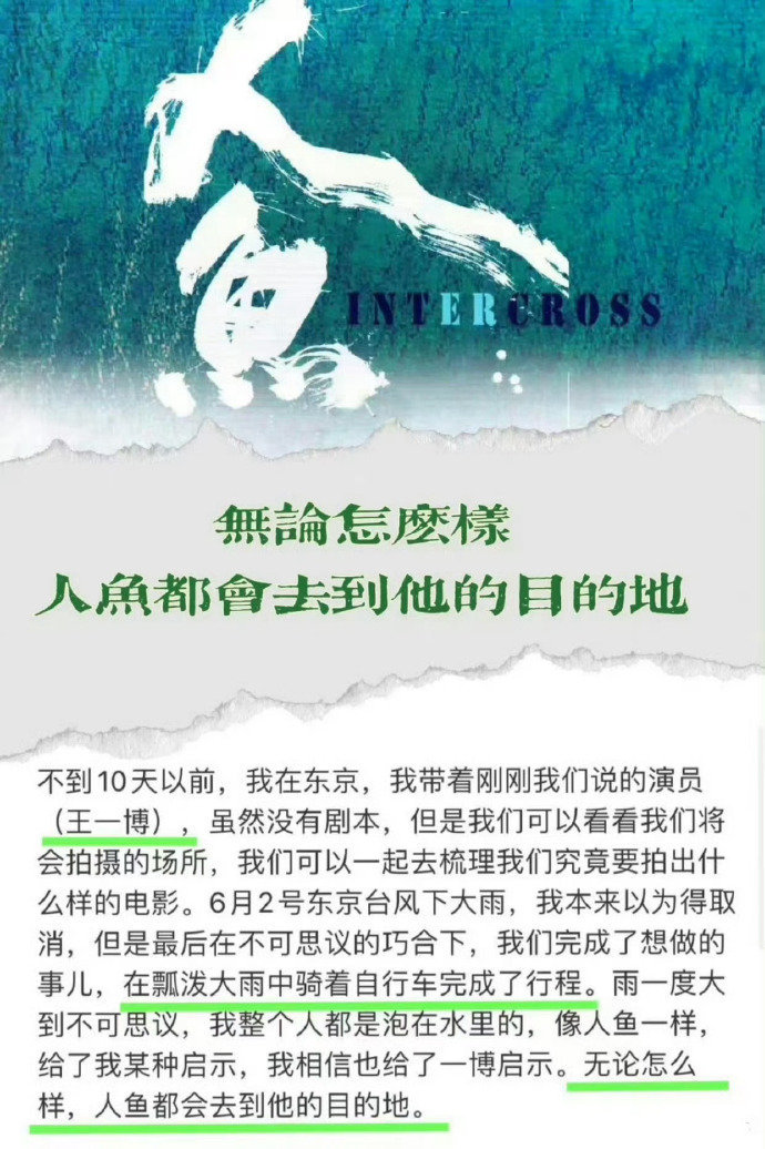 人鱼无名之后 最期待的电影就是耳博二搭，金鸡全班底超级艺术片《人·鱼》啦，好想看