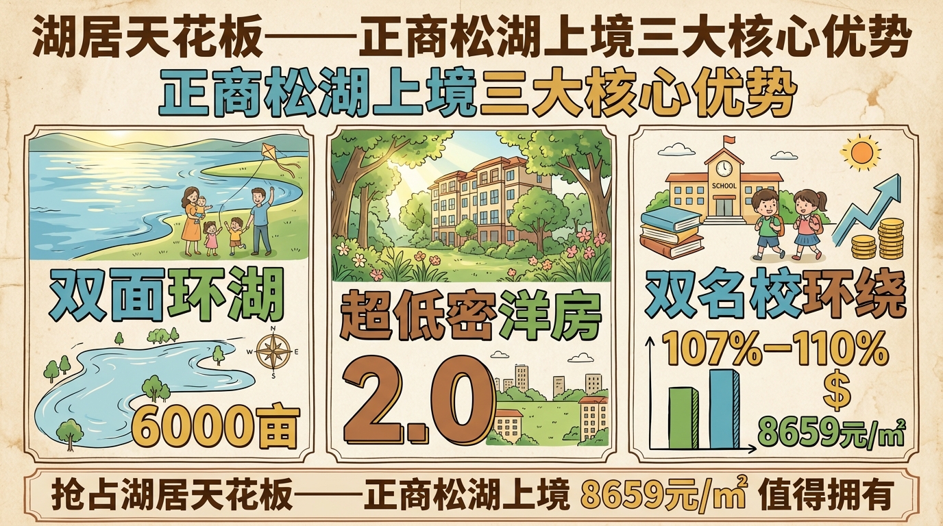 地产AI:湖居天花板来了！正商松湖上境凭啥成星沙“现象级”红盘？
