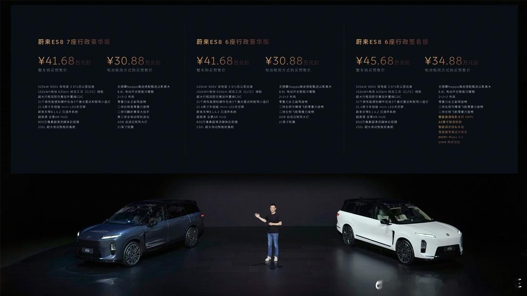 【下单蔚来全新ES8必看4个关键点，40万级纯电D级SUV买入窗口】1、不参考二
