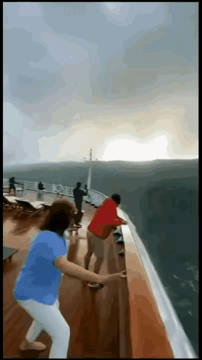 他们等的就是风浪的洗礼，所以心中没有惧怕。