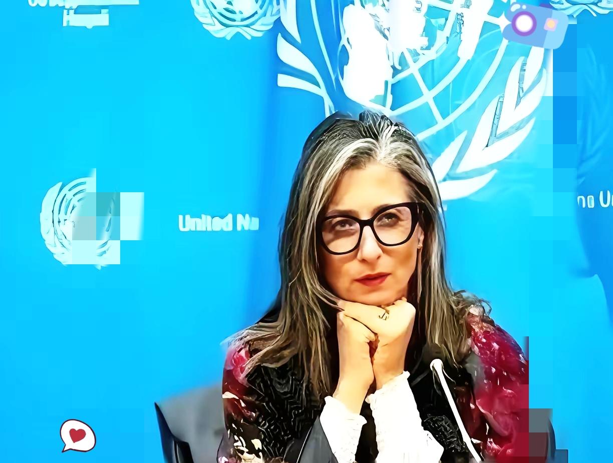 联合国里终于站出来一位真正敢说真话的硬气女性。

阿尔巴内塞顶着被制裁的压力，当