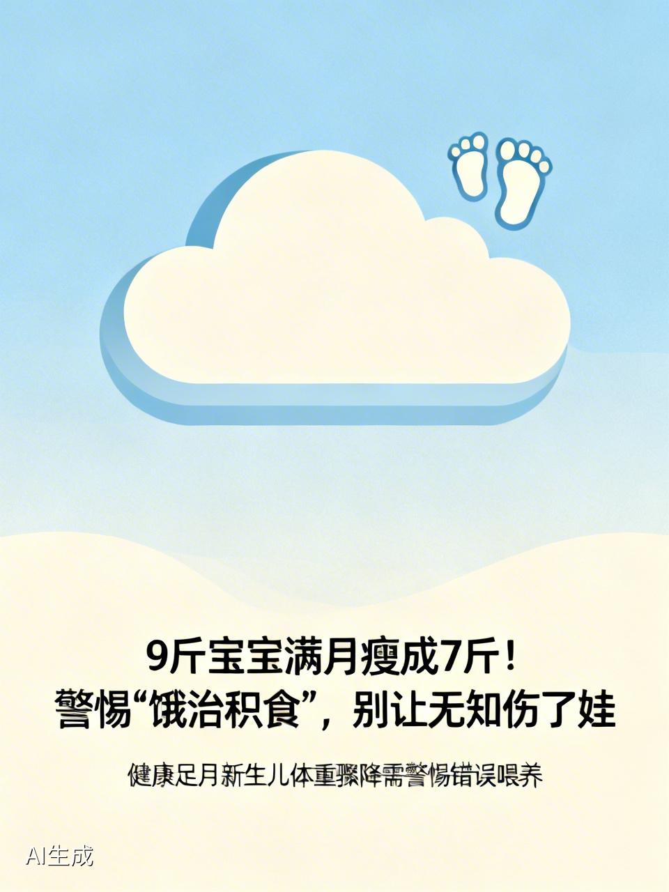 9斤宝宝满月瘦成7斤！警惕“饿治积食”，别让无知伤了娃
 
婴儿出生9斤一个月瘦