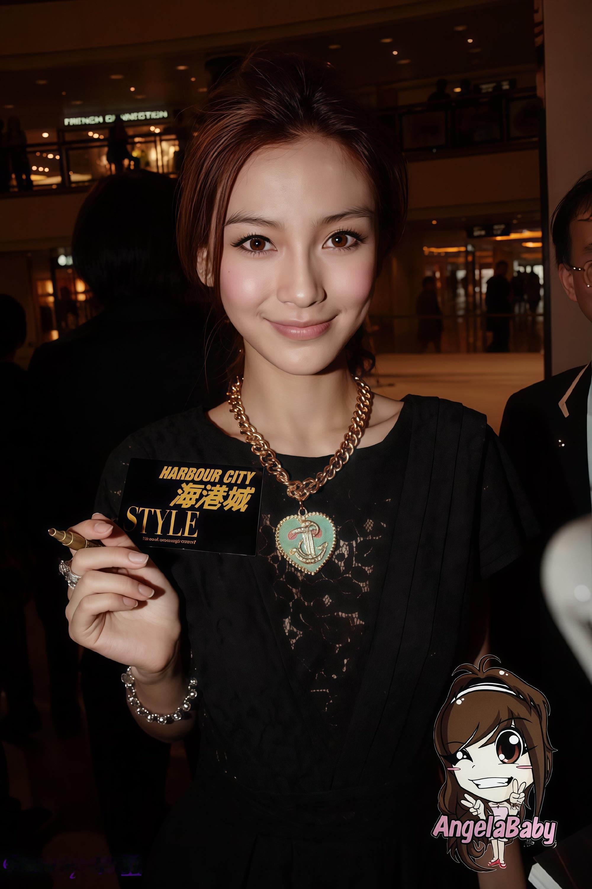 angelababy yyangelababy 圣诞是冬的来信，而你是我的惊喜.