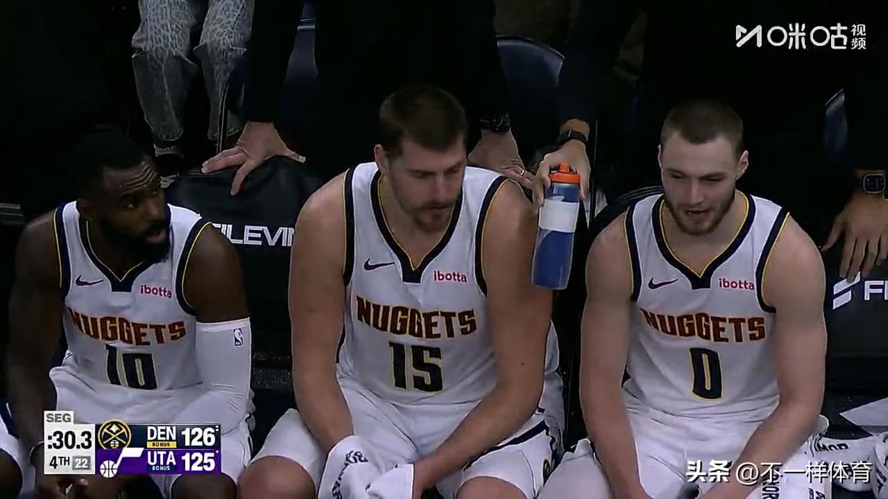 贾马尔.穆雷45分8助攻7失误，约基奇20+12+5，掘金队128-125险胜爵