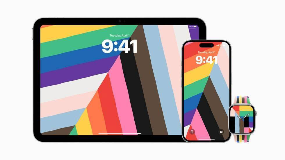 苹果发布2025彩虹系列新品：Apple Watch表带及表盘、墙纸同步上线苹果