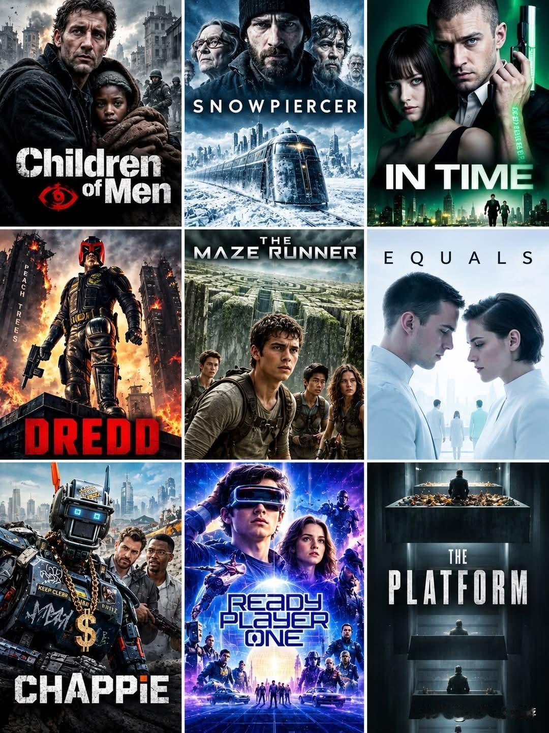 🍿 片单推荐：反乌托邦科幻电影
 
当生存，意味着挑战整个体制。
 
1. 《