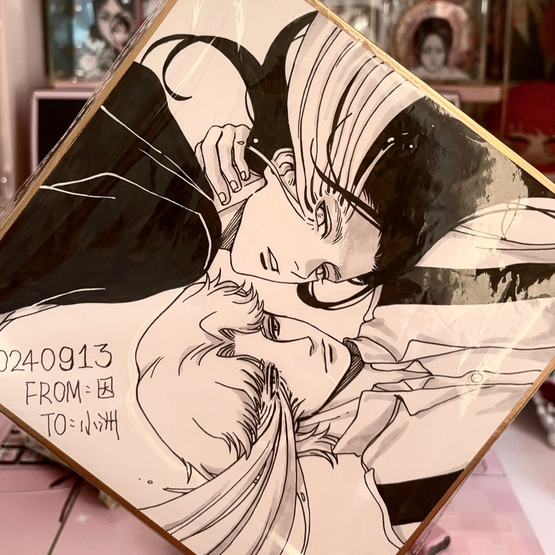 最幸福的一集……谢谢老公的签绘 实物美到崩溃……[苦澀][苦澀][苦澀][苦澀]
