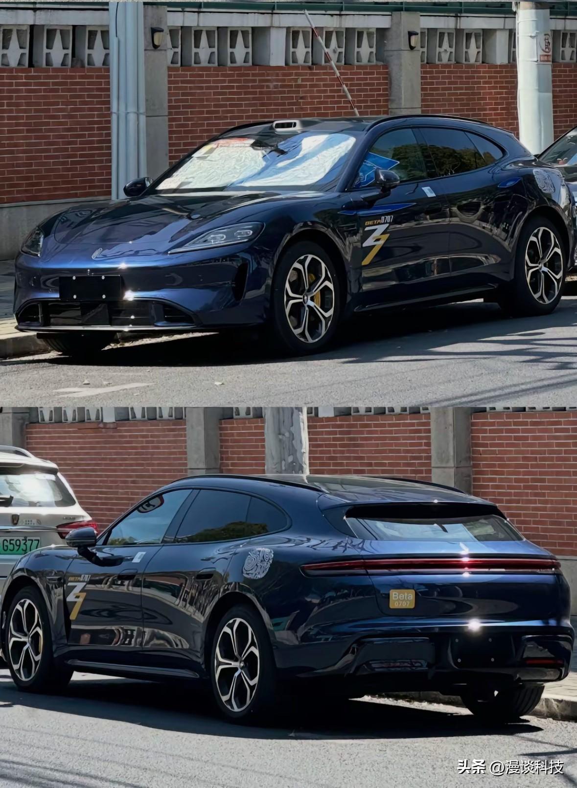 看到有人讲尚界Z7 T长得像小米SU7，大家仔细看，这也不像啊。再说了，这两款车