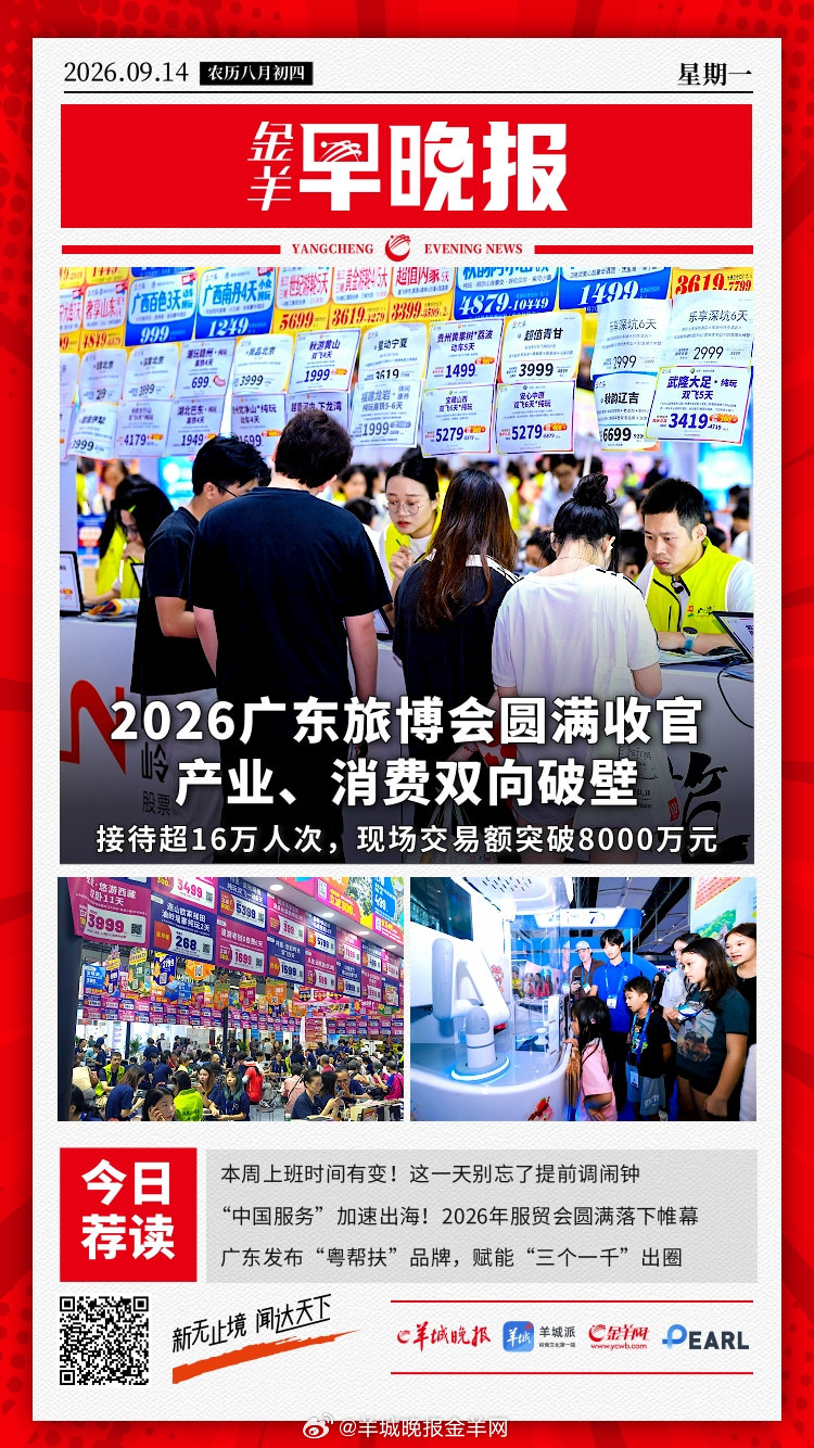 #金羊早晚报##5种不舒服高度警惕脑出血#  旅博会不是“秀”，广东文旅算好账“