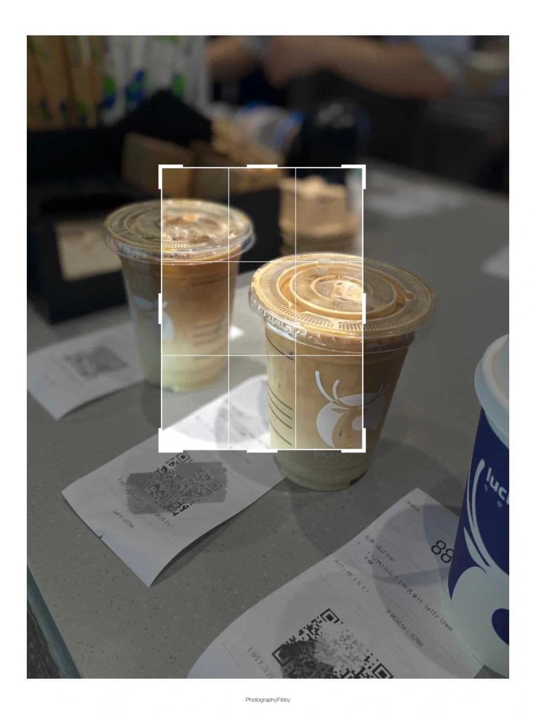 咖啡二次构图➕滤镜秒变发光高级氛围感海报