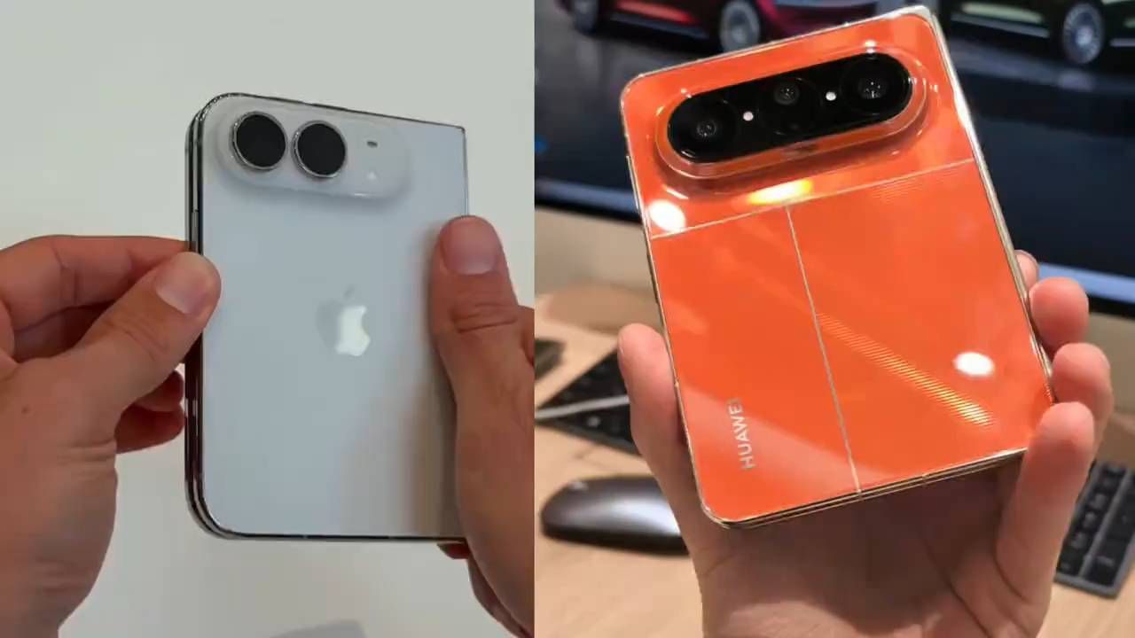 高下立判！iPhone duo对比华为pura x max！