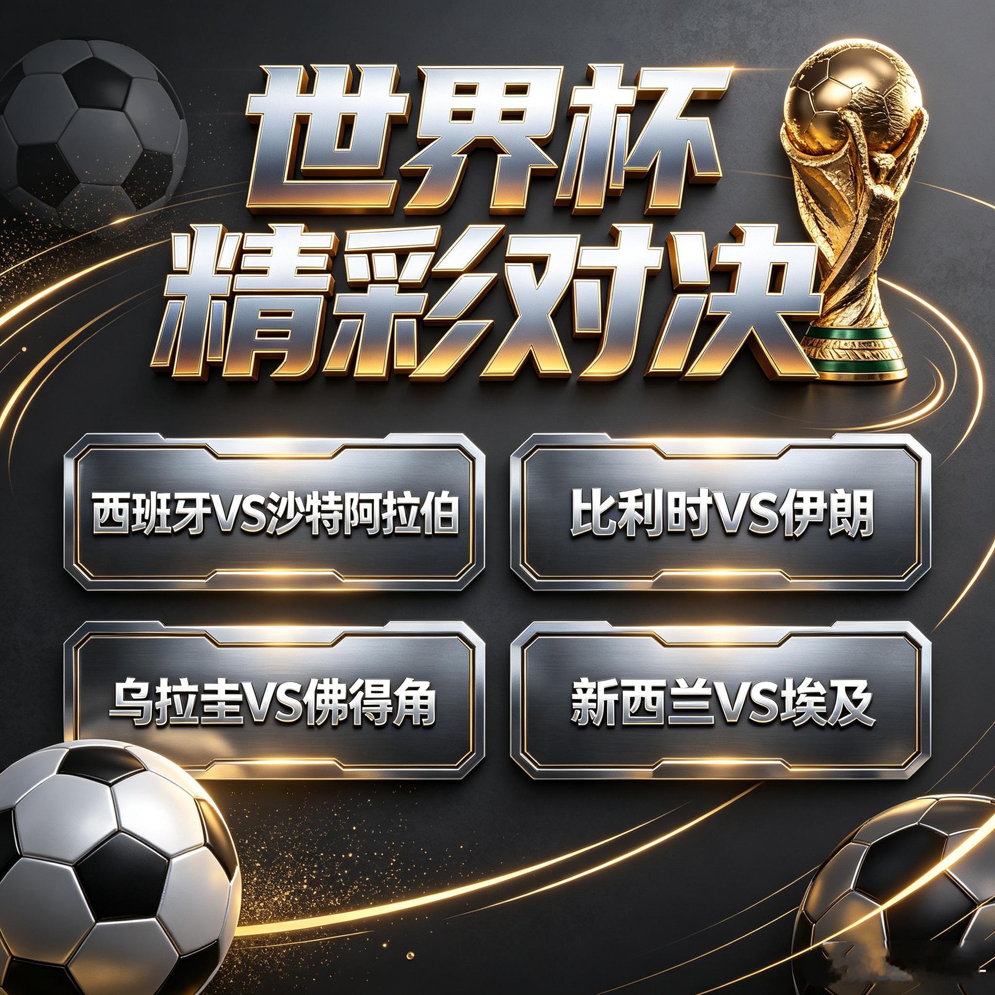 世界杯🏆H组赛 重磅对决！2026美加墨世界杯 00:00 西班牙🇪🇸vs