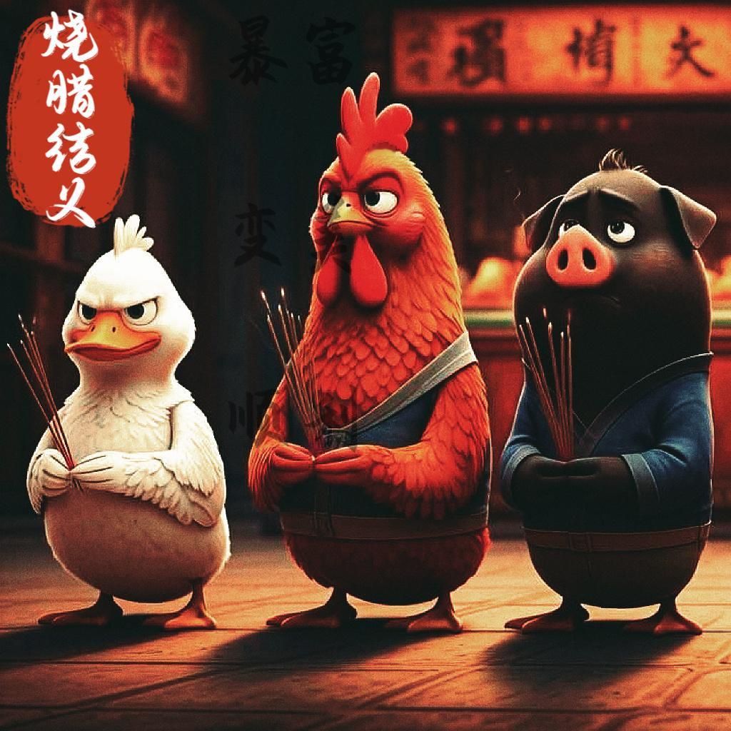 油雞、燒鴨抑或花叉，小朋友先會選擇識玩一定上 🍚 每次睇見呢幅圖都笑好耐 