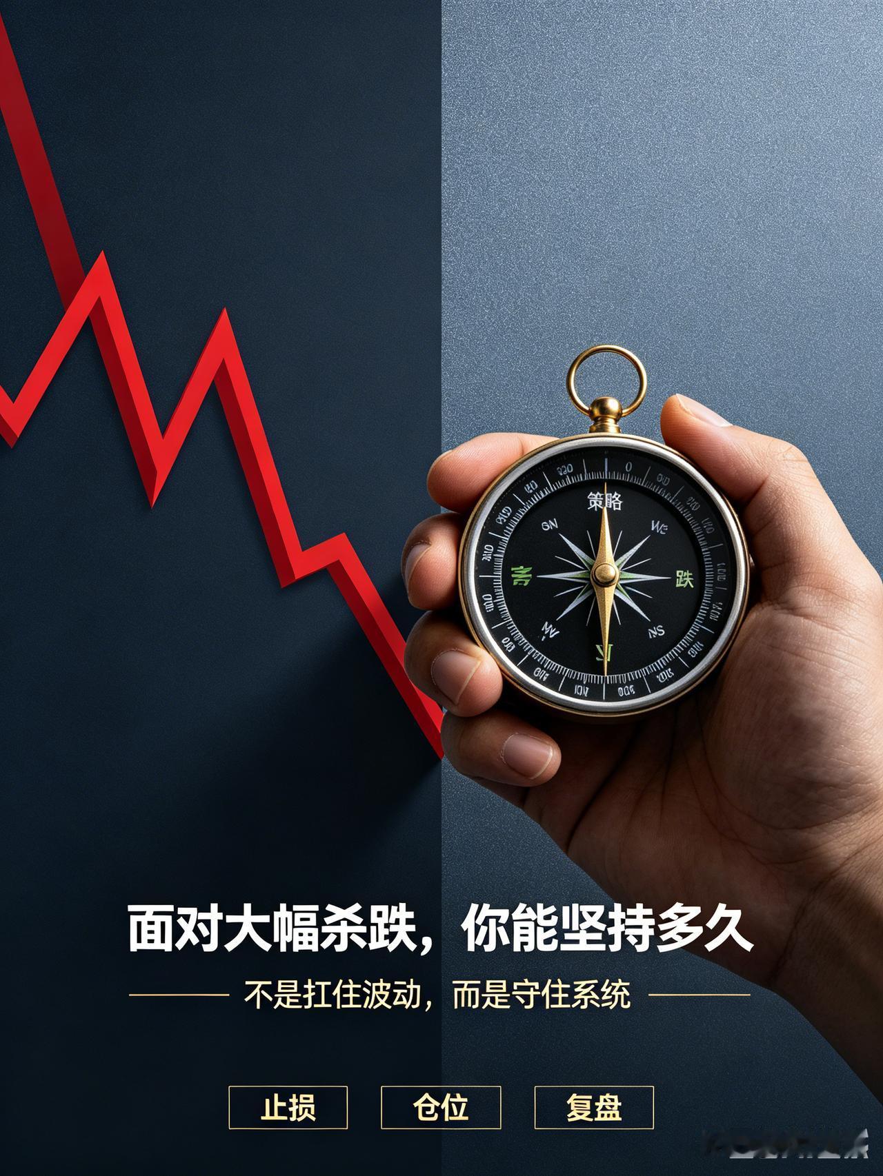 给大家一个灵魂提问，假如持有老登股的朋友手里的老登股继续这样杀跌下去，你会怎样?