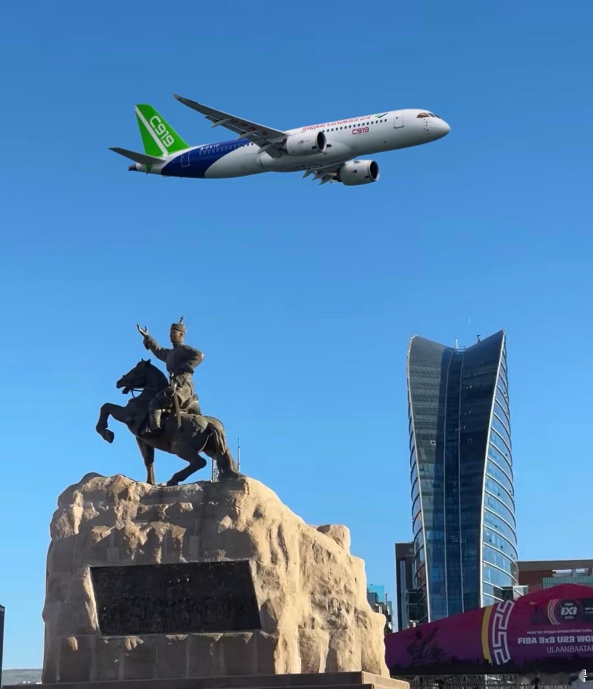 C919将首次执飞国际商业航班国航宣布，自8月12日起，北京首都—乌兰巴托航线C