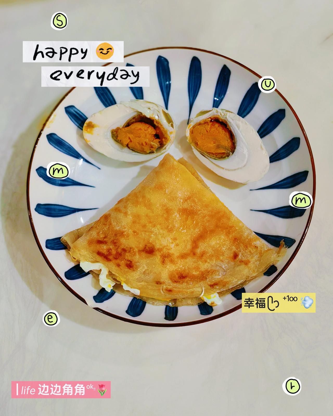 日子平淡，好在喜欢～

这一大早的快乐，
是琪同学给的。

她指了指脑门，
气鼓