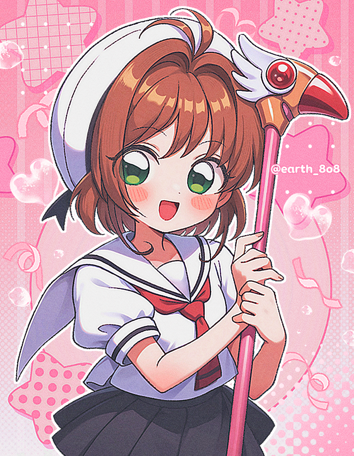 魔卡少女樱动漫仲夏狂欢季 我们木之本樱小宝贝哇好可爱.绘：earth_8o8暑期