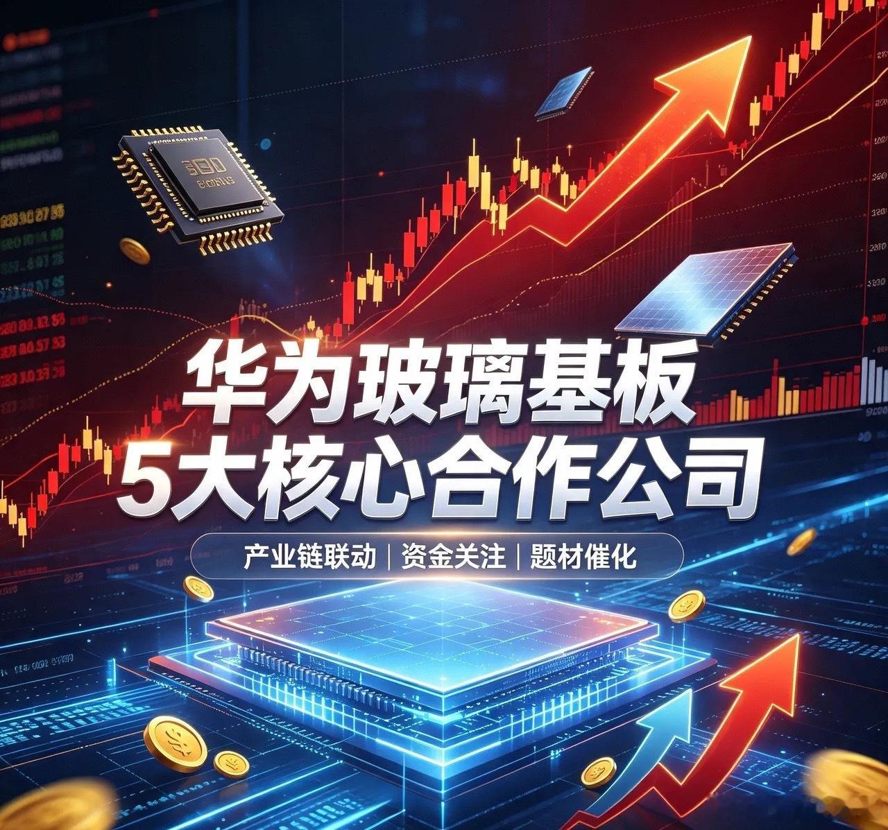 华为玻璃基板5大核心合作公司1. 京东方A（000725）作为全球面板龙头，京东