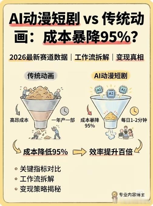 动画片已经卷到AI赛道了动画行业的内卷新战场居然是AI！曾经耗时漫长的原画、补帧