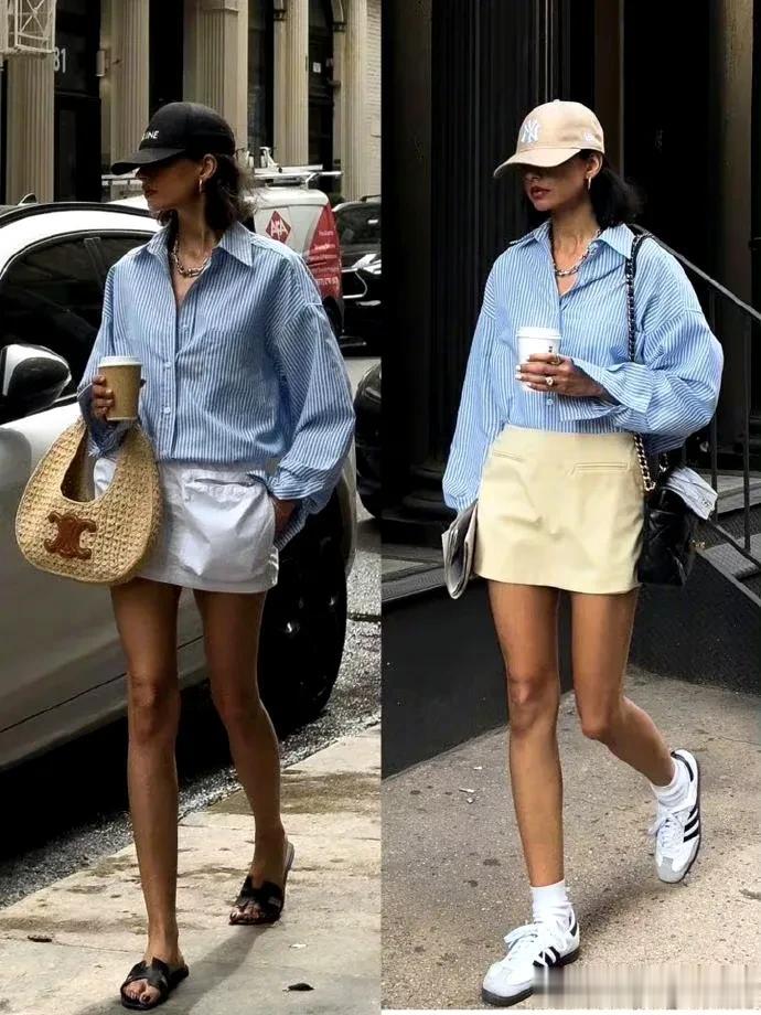 𝐢𝐧𝐬时尚博主日常基础中性的时髦穿搭参考🧢
#时髦精穿搭秘籍# #女性该