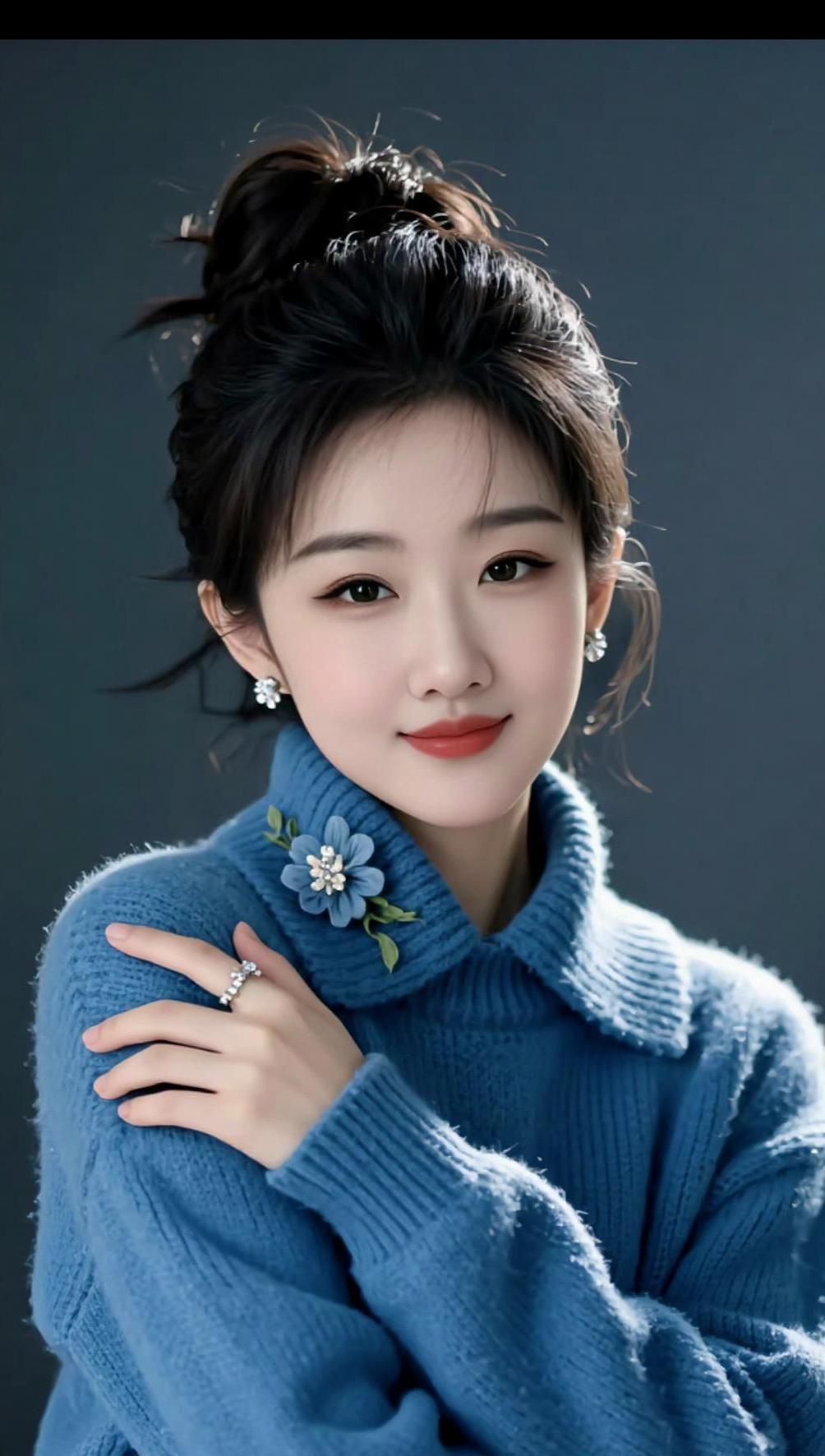 AI蓝调优雅写真 抖音ai创作