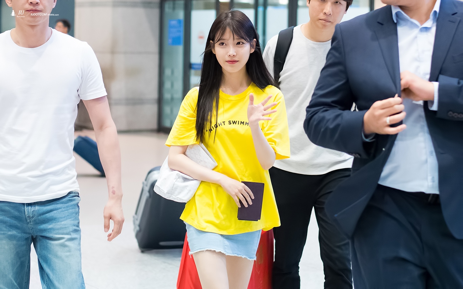 十年前的今天160710 仁川机场入境的知恩IU机场