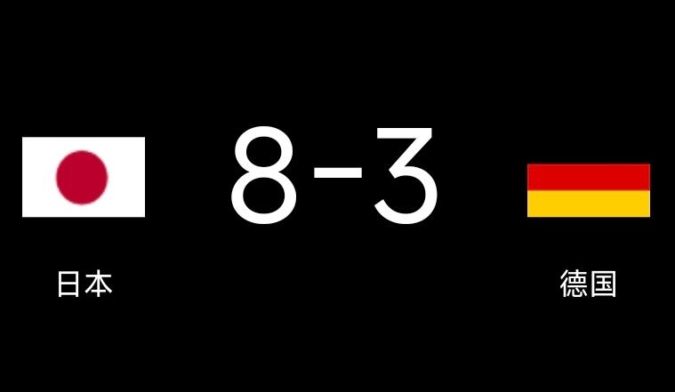 日本8-3德国排名暂居榜首，中国香港8-6逆转战胜瑞典，保留晋级希望！
2025