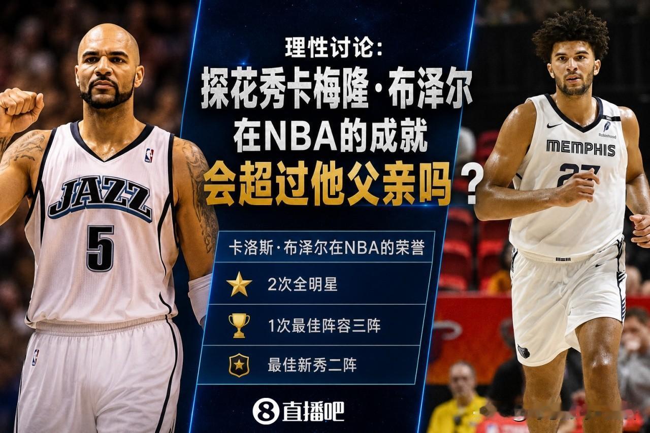 探花秀卡梅隆·布泽尔在NBA的成就会超过他父亲吗？

探花秀卡梅隆·布泽尔在NB