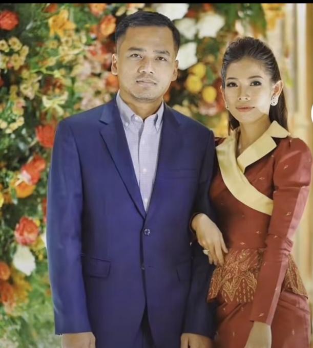 柬埔寨副总理苏速卡和他的妻子，他妻子三张图，两种风格。图一的她显淑女，图三的她很