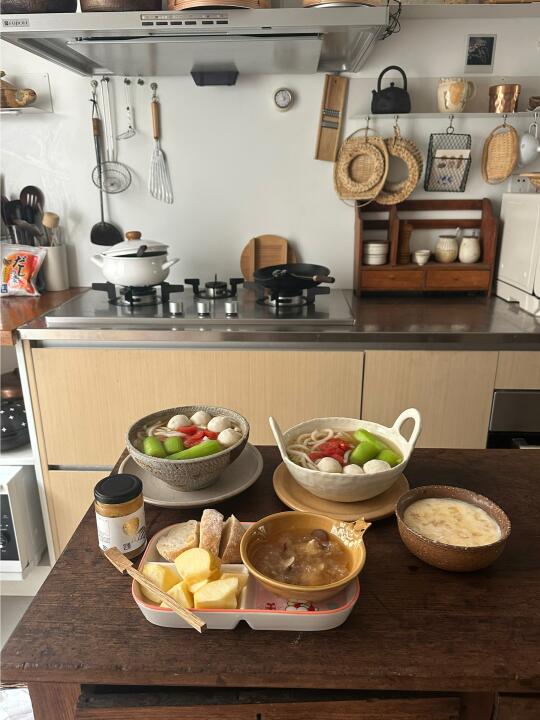 ꈍ◡ꈍ“老板，来碗鱼丸粗面”･*:.｡