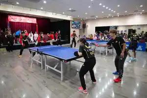 洛杉矶盛会：续写“乒乓外交”新篇

当地时间12月22日晚，洛杉矶工业市星光熠熠