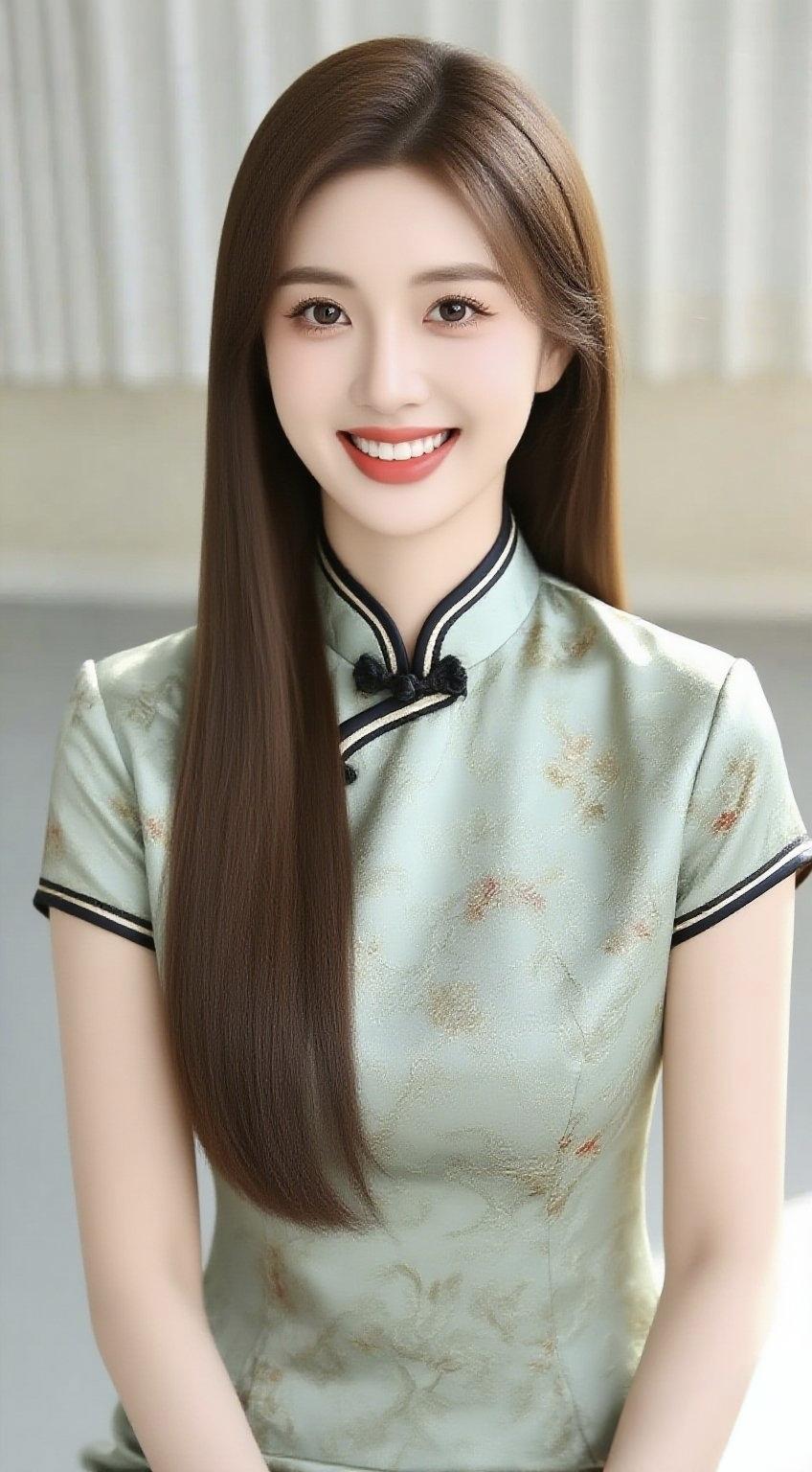 美女穿搭分享。