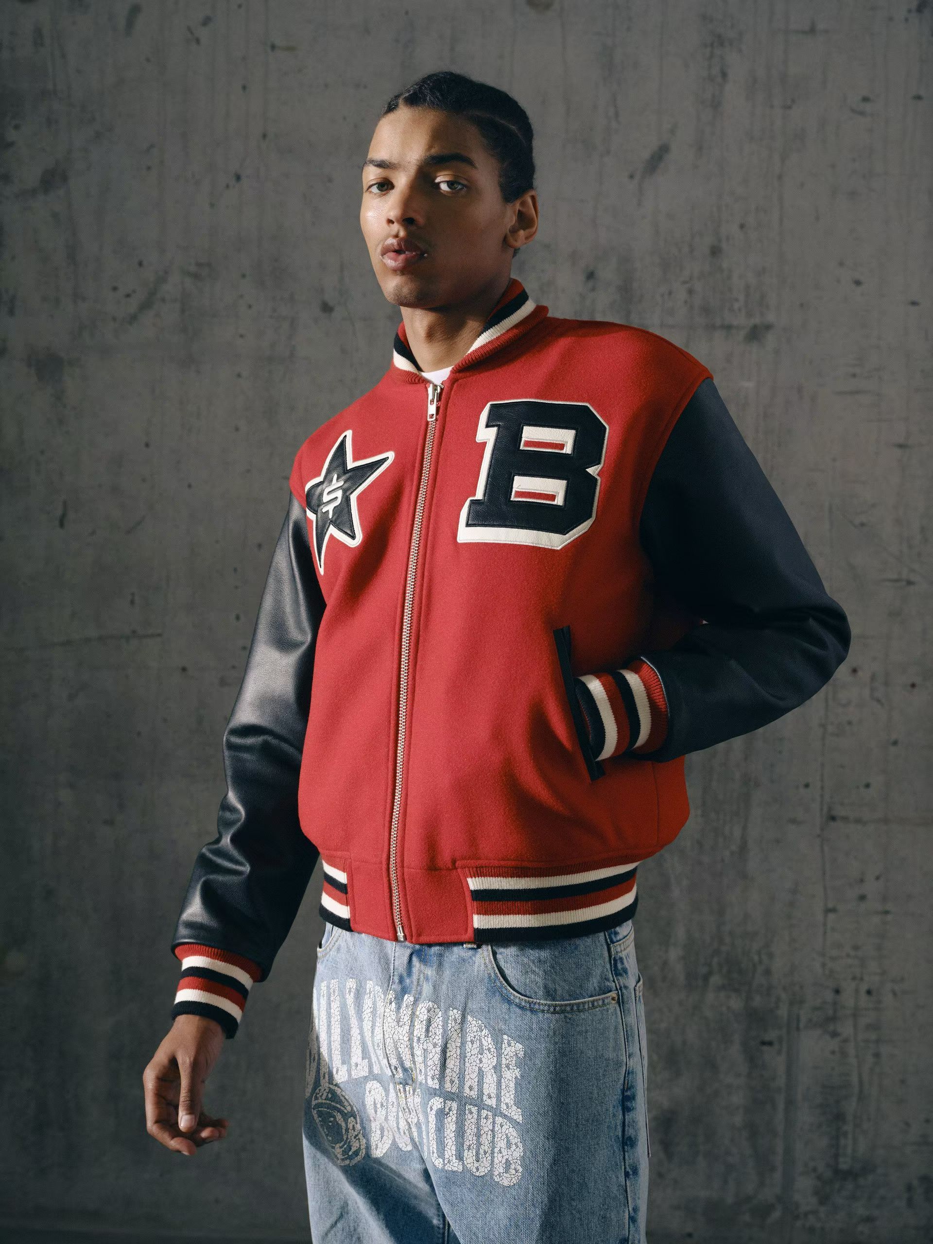 这款Billionaire Boys Club的新款夹克非常好看，但是胸前字母是