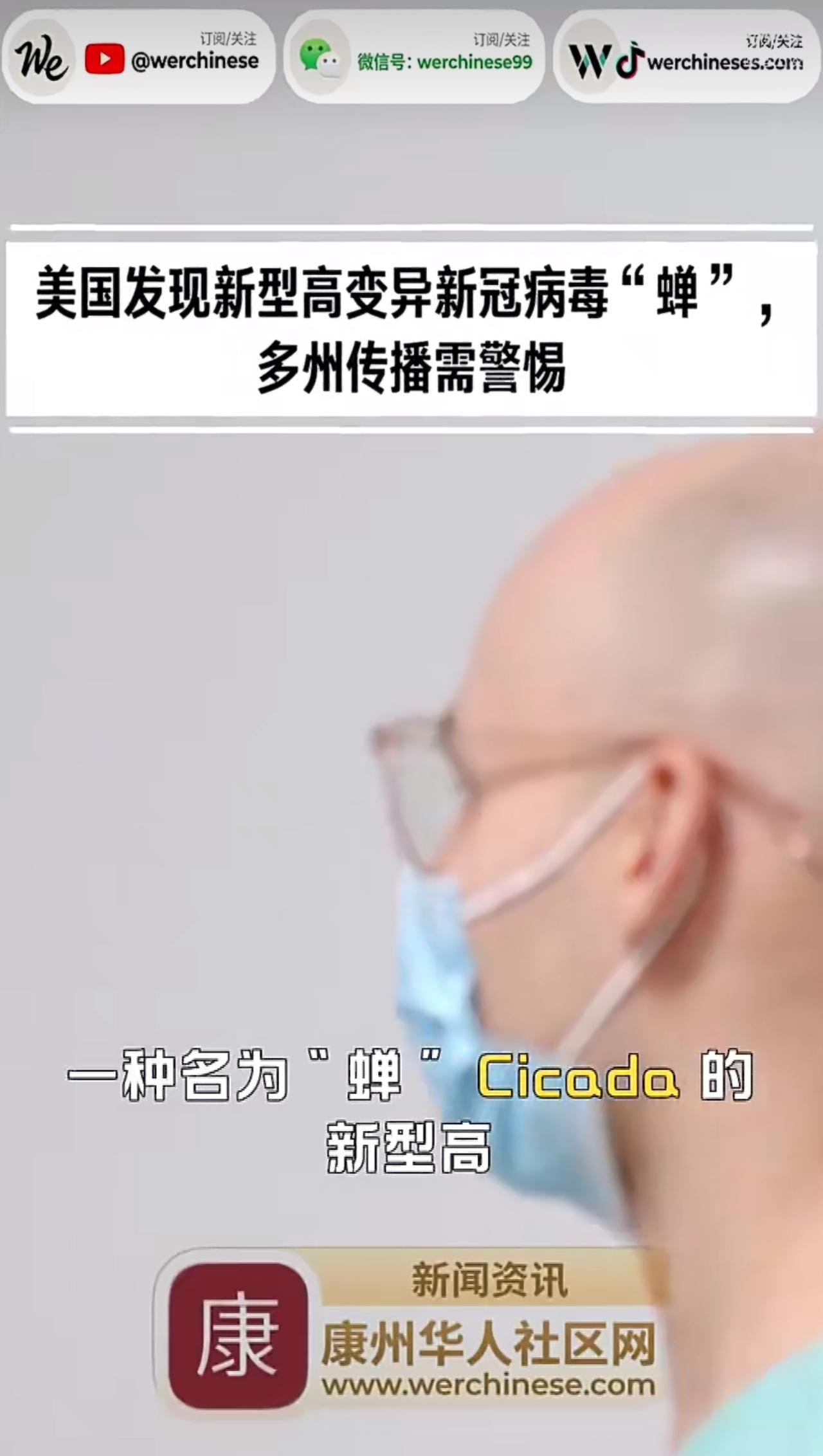 在大家不关注的角落:新冠病毒出现蝉变。蝉变的意思是，新变异株像蛰伏地下多年的蝉一