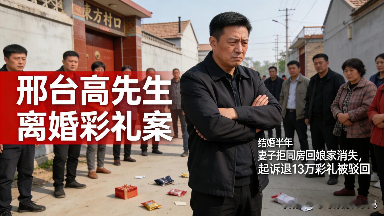 邢台高先生最近闹心透了！结婚不到半年，妻子李某拒同房后突然回娘家消失，他起诉离婚