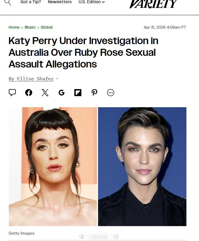 警方正在调查水果姐涉嫌性侵案警方正在调查水果姐被指性侵案  据外媒，澳大利亚警方