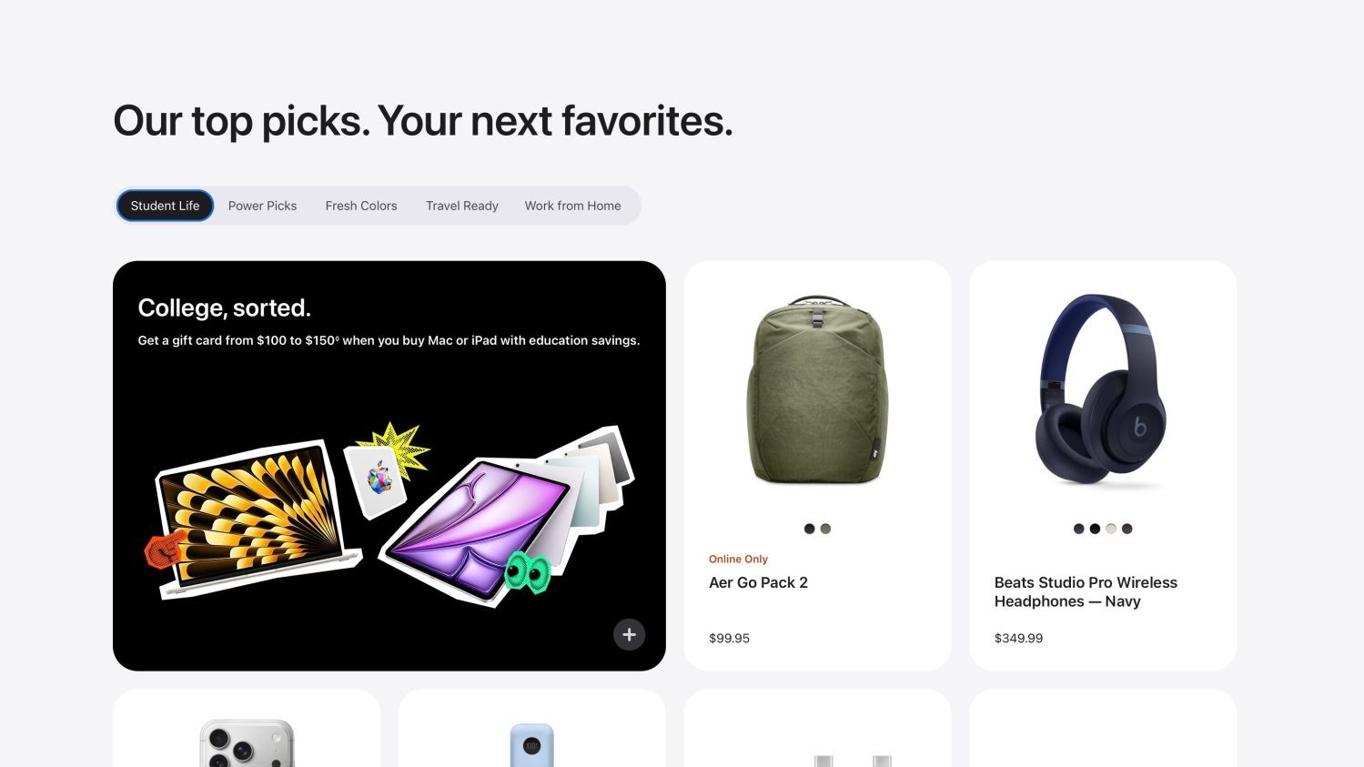 【Apple 推出全新“Apple Accessories”购物体验】Apple