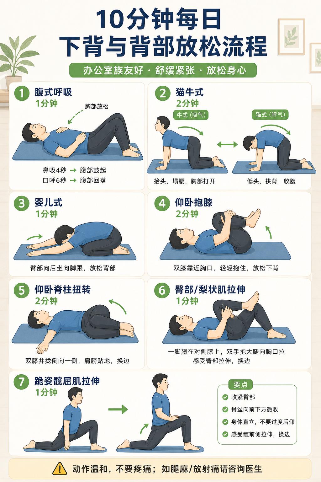 针对久座：推荐两种腰背拉伸方法

前段时间有读者在后台询问，久座要如何放松，跟大
