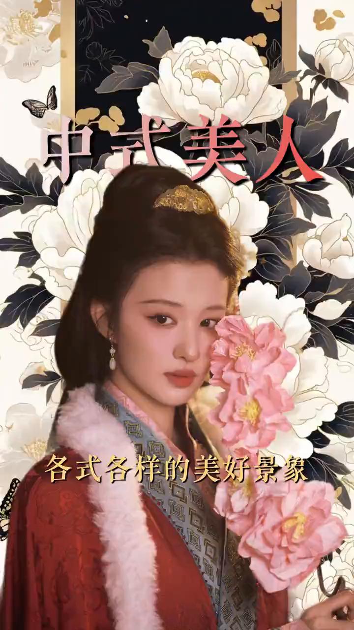 中式美人各式各样的美好景象。
这些中式审美一出来，广告插播也不吵了，机器人也不烦