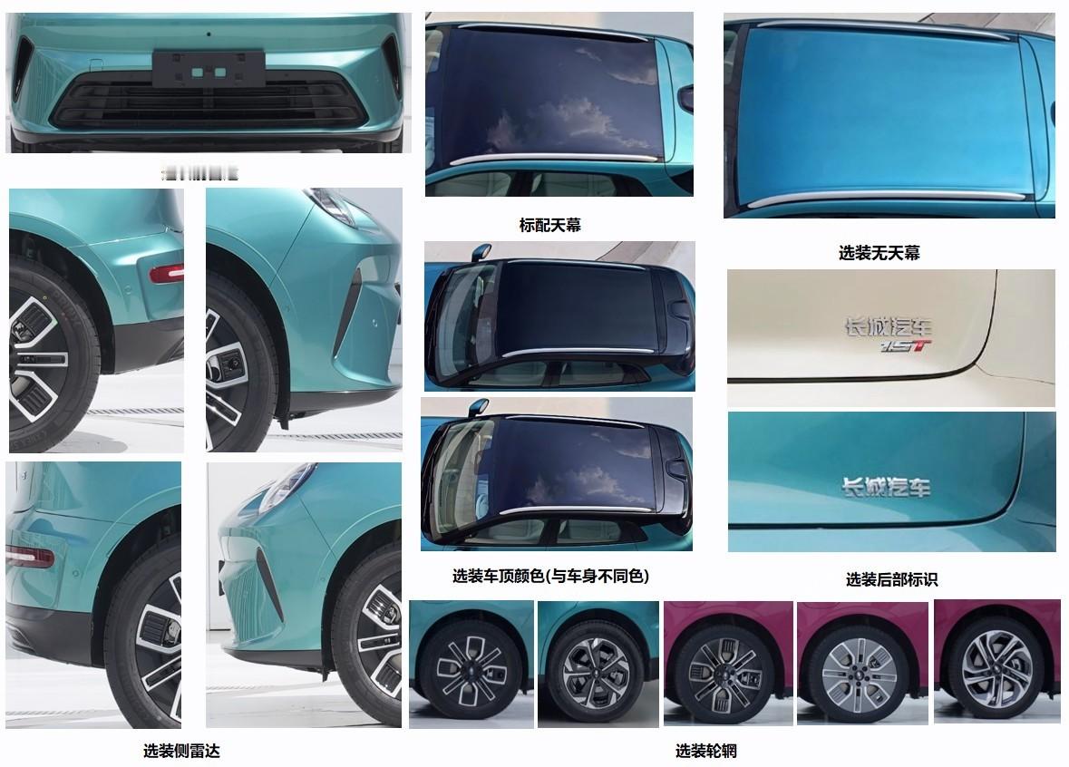 欧拉5HEV和ICE版本申报HEV版本搭载GW4B15M 1.5T混合动力发动机