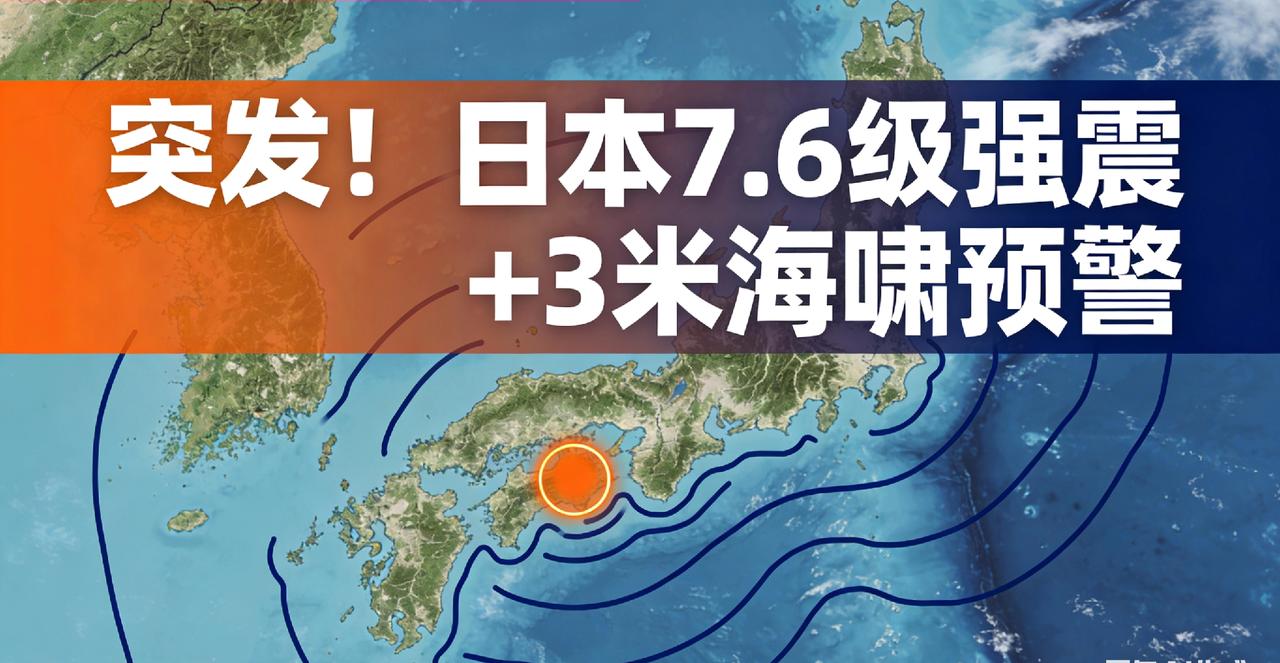 突发！日本7.6级强震和3米海啸预警，中国游客亲历惊魂时刻
 
就在北京时间12