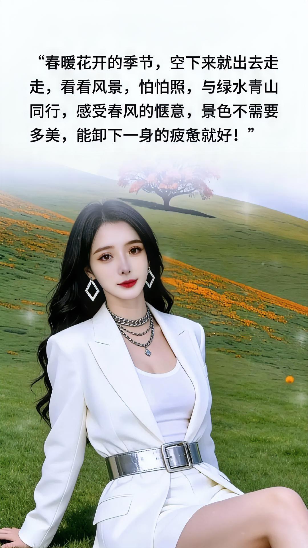 春暖花开的季节，不要窝在家里，哪怕出去到野外走走也好，生活因为热爱而美好！

简