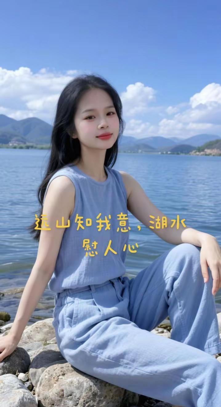静坐湖畔，与清风白云相伴。慢慢接纳生活所有得失，心若安然，处处皆是风景。湖畔随拍
