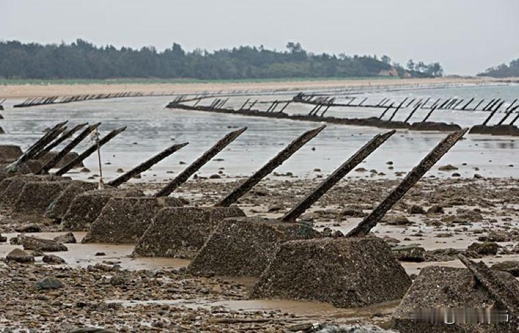 各位看官快来！快来！看看这些堆在海岸线的拒马，有什么好办法消除没有？请各抒己见！