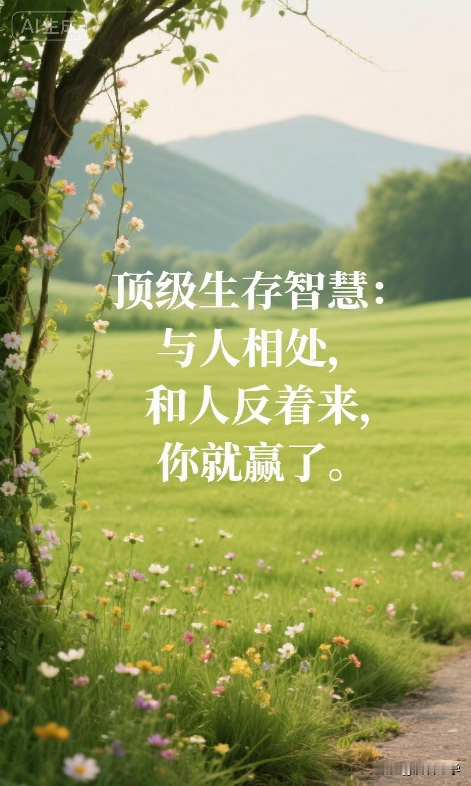 顶级生存智慧：与人相处，和人反着来，你就赢了。

你有没有发现，那些在人际关系里